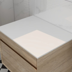 Alma White Quartz Worktop